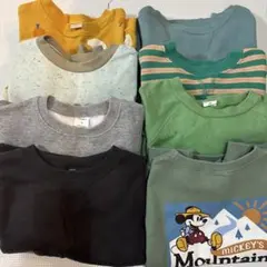 緑系　トレーナー　まとめ売り　8点100-110 男の子