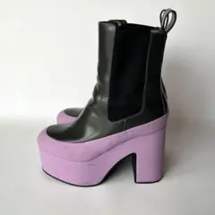 DRIES VAN NOTEN プラットフォーム サイドゴアブーツ ヒールブーツのサムネイル