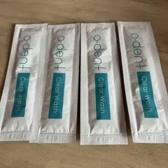 O-dent オーデント クリアウォッシュ 8ml×4包 未使用