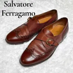 Salvatore Ferragamo スエード ローファー ブラウン 9EE - メルカリ