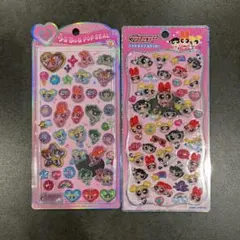 【匿名配送】パワーパフガールズ うるちゅるポップシール プチドロップステッカー