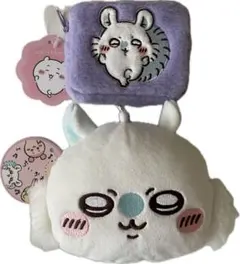 ちいかわ　モモンガ　ぬいぐるみパスケースポーチ　ミニミニポーチ