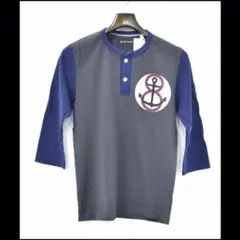BLUE BLUE アンカー8コンビヘンリーTシャツ 1のサムネイル
