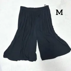 ナチュラルベーシック・M キュロット ガウチョパンツ ゴムウエスト 訳あり