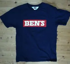 BEN'S ロゴ入り ネイビー Tシャツ