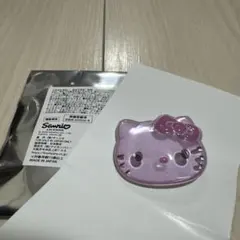 サンリオ ハローキティ ぷっくりったいバッジ ピンク
