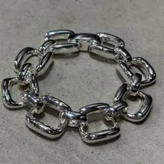 シルバー 950 チェーン ユニセックス ブレスレット - メルカリ