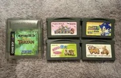 ゲームボーイアドバンス ゲームボーイカラー カセット ソフト 5点セット