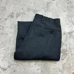 太*郎様 ブルックスブラザーズ　スラックスパンツ　ウール　古着　ダークグレー　W