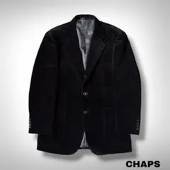 【90’s CHAPS】3B 太畝ブラック コーデュロイジャケットのサムネイル