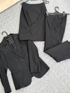 THE SUIT COMPANY ブラックスーツ　3点セット