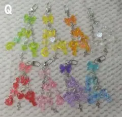 ビーズキーホルダー・黄色・韓国・コレクトブック・y2k