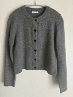 GU グレー カーディガン Mサイズ