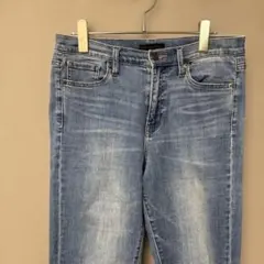 ユニクロ　ウルトラストレッチデニムパンツ(26インチ)ローライズライトブルー