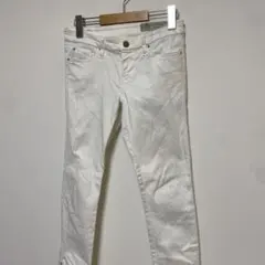 美品【DIESEL】Skinzee Low Zip スキニー W26 ホワイト