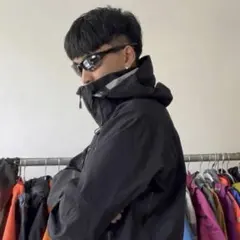 00s OAKLEY half jacket black ケース付き