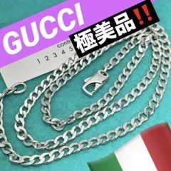極美品‼️GUCCI 3.7ミリ 喜平チェーンネックレスのサムネイル