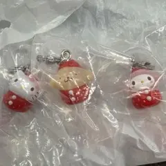 いちごめじるしアクセサリー キティ マイメロ ポムポムプリン セット まとめ売り