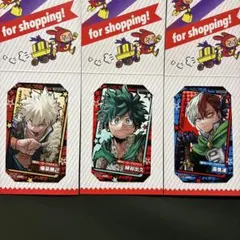 僕のヒーローアカデミア　ミニブロマイド　緑谷出久　爆豪勝己　轟焦凍