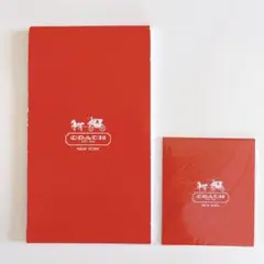 COACH×sweet メモ帳 付箋セット 非売品 スウィート付録 コーチ