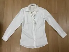LES MUES Femme ホワイト フリル 長袖シャツ ストライプのサムネイル