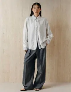 aere silky twill shirt - メルカリ