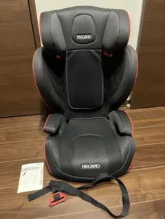 RECARO チャイルドシート ブラック/レッド - メルカリ