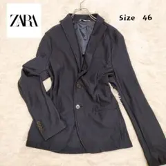 【大人気サイズ】ZARA MAN ストレッチジャケット　デザインスーツのサムネイル