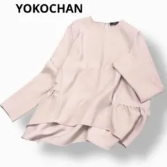 【極美品✨Lサイズ】ヨーコチャン バックティアードブラウス ピンク