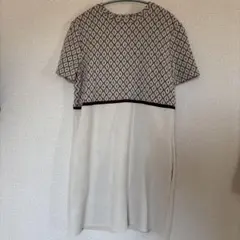 ZARA 半袖ひざ丈ワンピース Sサイズ
