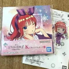 75 中野 二乃 キャンバスボード アクリルチャーム 五等分の花嫁 ∬
