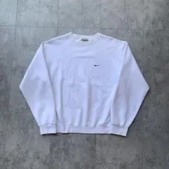 90s NIKE スウェット USA製 刺繍スウォッシュ 古着 Lサイズ 銀タグ