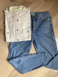 MOUSSY ヴィンテージデニム 26サイズ　ダメージシャツ　セット