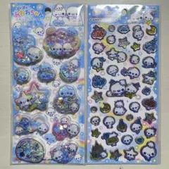 国内正規品 スパンコールパーティー あわわちゃん キャンディグリッターステッカー