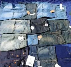 ②デニムパンツ・スカートまとめて14着　未使用　長期保管商品なので格安にて