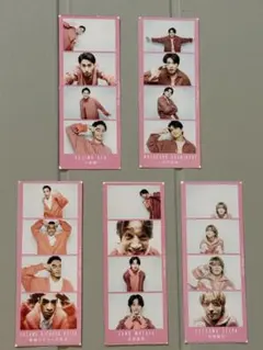 Aぇ! group切り抜き 5人セット ピンク