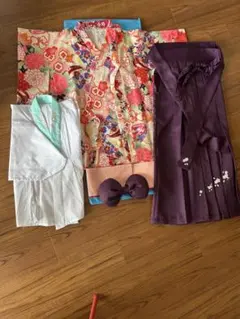 キャサリンコテージ　簡単着付け袴セット&肌襦袢　150cm