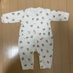 アプレレクール タイニーベア 70 前開き ロンパース くま