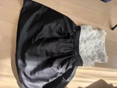 フォーマルドレス 白と黒 100cm