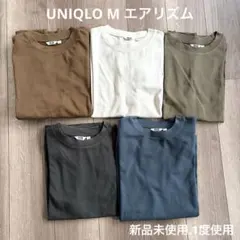 UNIQLO メンズ　エアリズム　半袖　Tシャツ　M 5点　まとめ売り