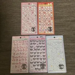 正規品　ボンボンドロップシール　サンリオ　mini 5種セット　クーリア