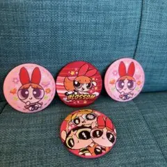 パワーパフガールズ刺繍缶バッジ