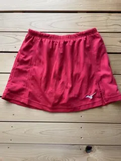 Mizuno テニス スカート レッド