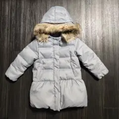 GLOBAL WORK：ライトくすみブルー ダウンコート