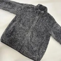 【150サイズ】フリースジャケット グレー系 UNIQLO