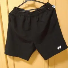 ヨネックス メンズブラックハーフパンツM