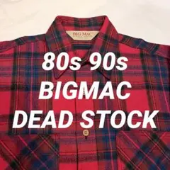 【USA製】80s 90s BIG MAC ヘビーネルシャツ