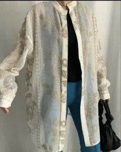 Ameri MEDI SHELL MOTIF CROCHET KNIT VEST - メルカリ