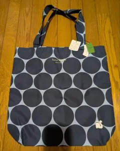 新品タグ付き　kate spade NEW YORK ドット柄 エコバッグのサムネイル