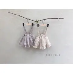 △　シフォンレースのロンパース　▼ ベビー